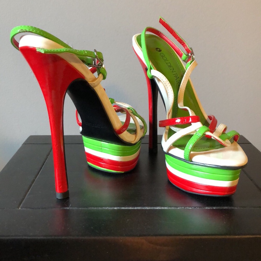 Summer Strappy Platform Heels